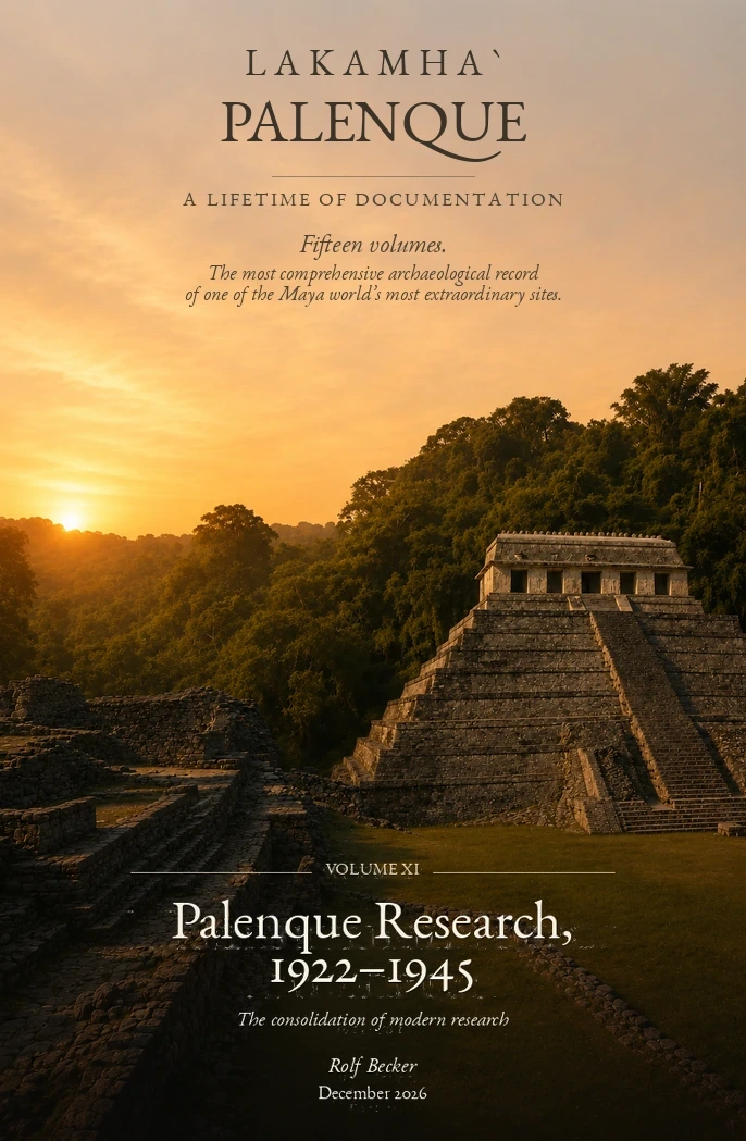 Cover of Volume XI: Palenque Research, 1922–1945