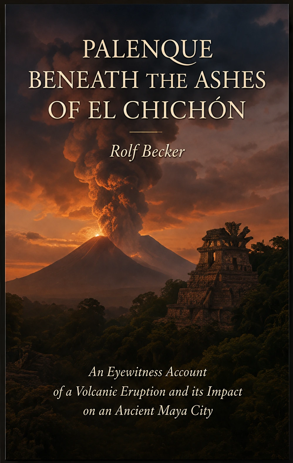 Cover of Palenque Beneath the Ashes of El Chichón by Rolf Becker