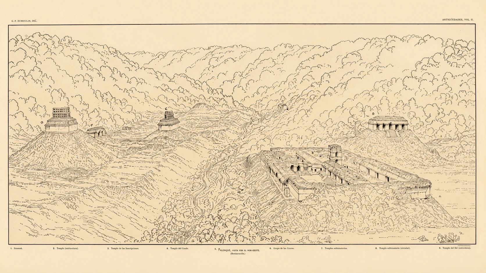 Panoramic reconstruction of Palenque