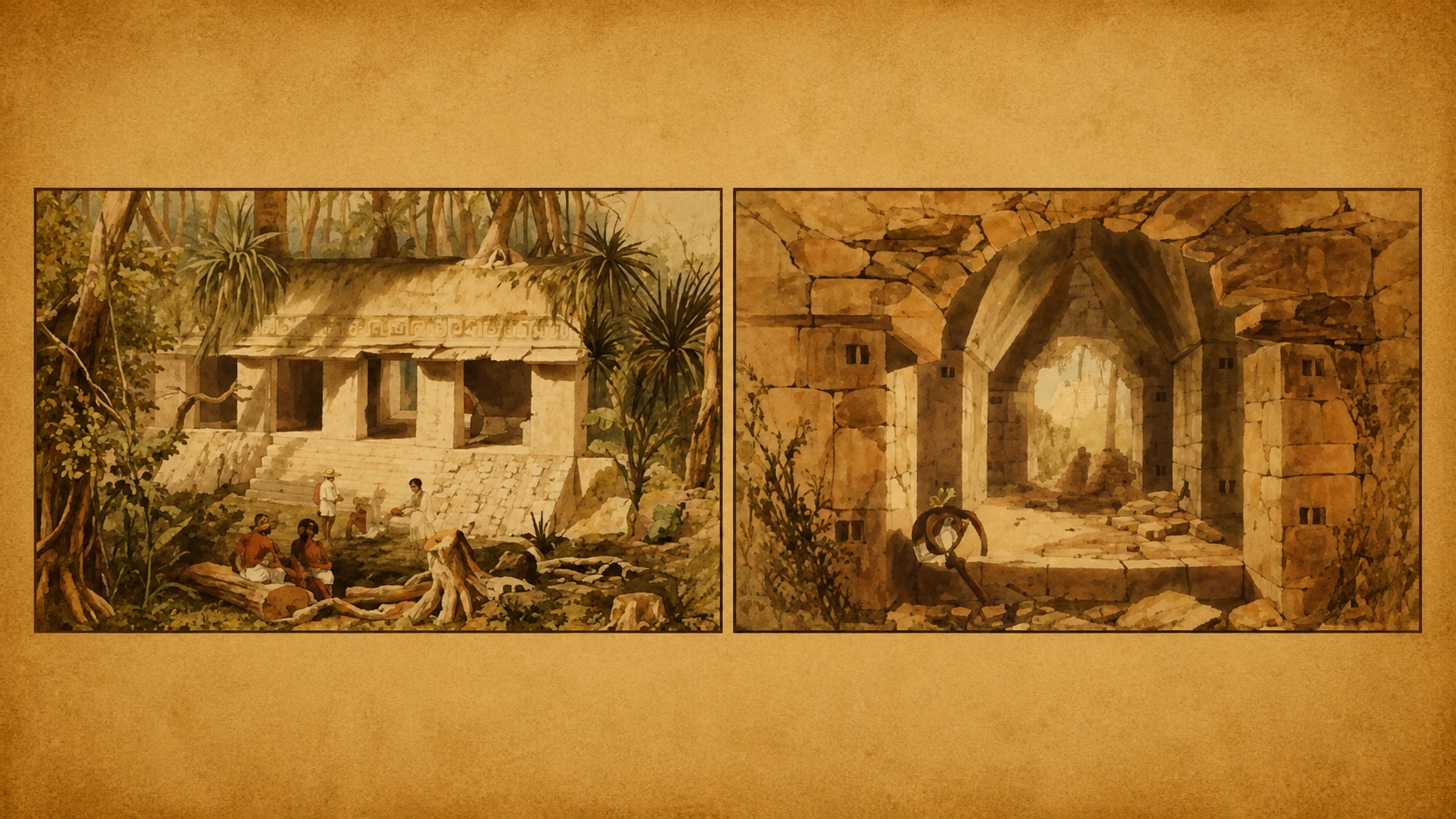 Drawings from Frederick Catherwood