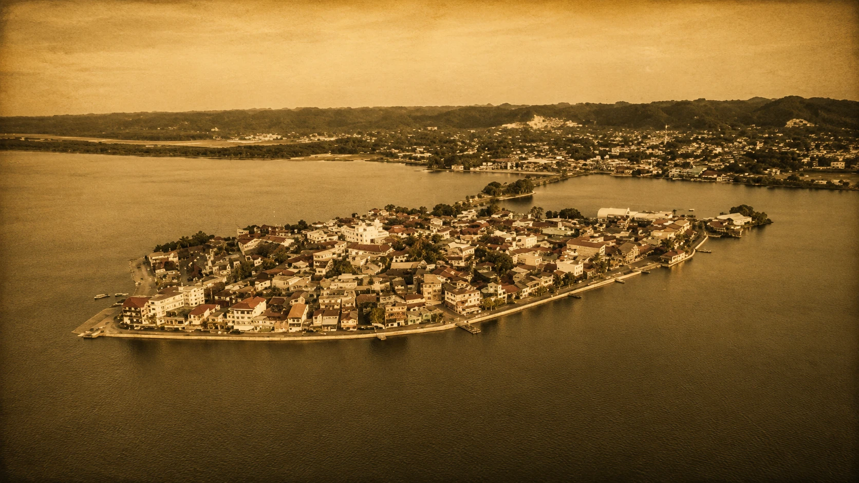 Island of Nojpetén, Lake Petén Itzá, Flores