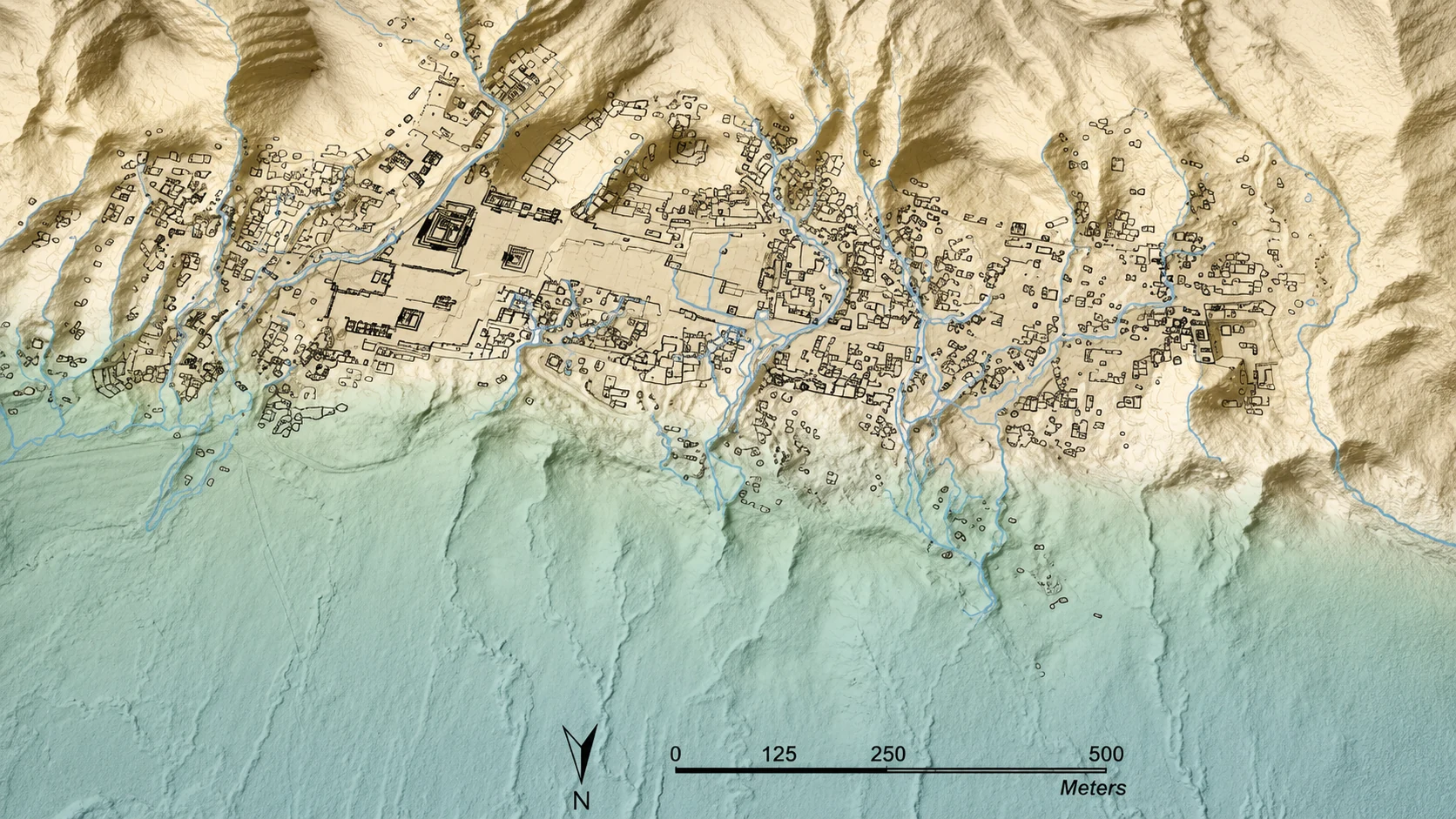 Topografische Karte von Palenque