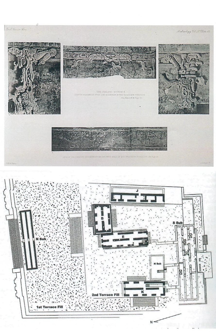 Stucco in House E and Construction Phase 1 of the Palace